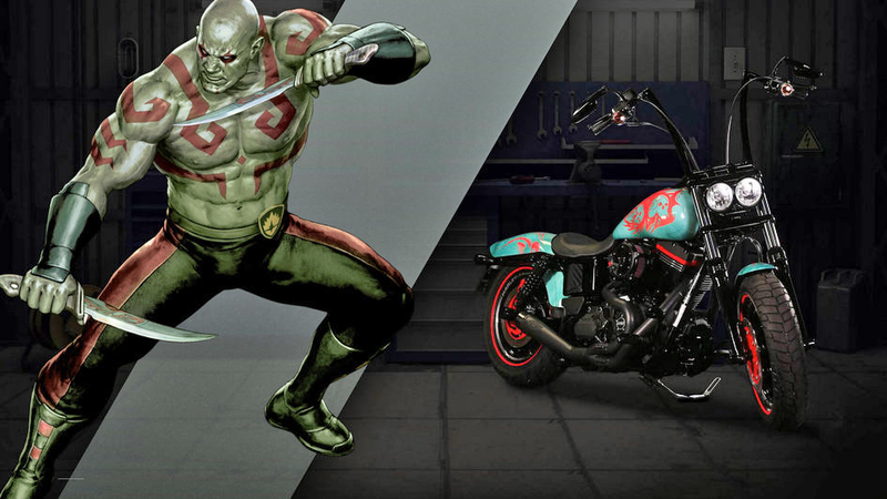 Illustration for article titled Marvel and Harley-Davidson Made a Bunch of Badass Super Hero Bikes